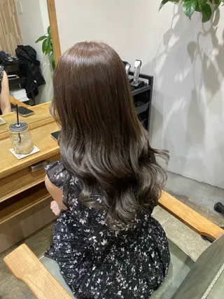 ロング 🖤Keina🖤 大人上品カラー.*˚のヘアスタイル
