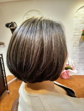 ミディアム カラー Ricos所属・佐久間 将のヘアスタイル