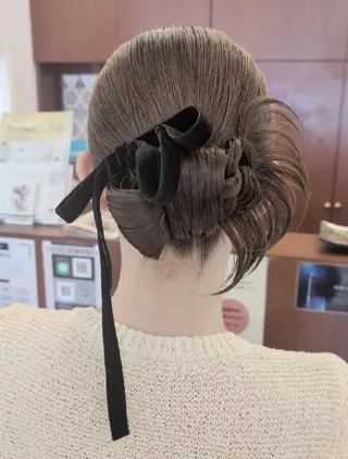 ミディアム ヘアアレンジ ブランシェ勝川南口店 石原 あゆみのマツエク・マツパデザイン