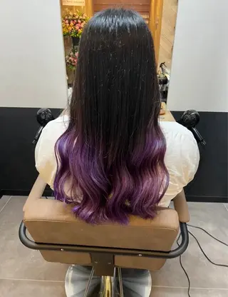 ロング カラー TELAHAIR 篠原翔哉のヘアスタイル