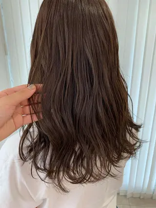セミロング カラー ヘアアレンジ 🫧透明感カラー/ ボブ/小笠原🪽のヘアスタイル
