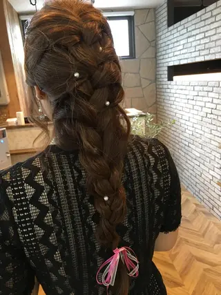 ロング HAIR SALONgenie (ヘアーサロンジーニー)所属・嶋崎 啓人のヘアスタイル