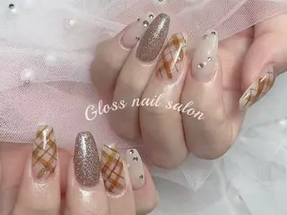 ネイル Gloss nail ジェル&長さだし専門のネイルデザイン
