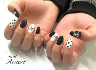 ミディアム nail Restart所属・Restart YURIのネイルデザイン