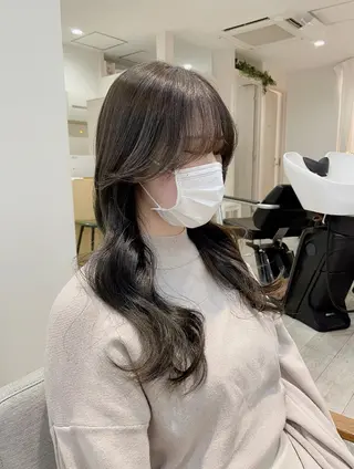 セミロング fifth天神/末廣 和也のヘアスタイル