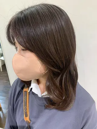 ミディアム パーマ GO TODAY シェアサロン 銀座Arc店所属・デジタルパーマ🫧 韓国風ヘア🫧サクラのヘアスタイル