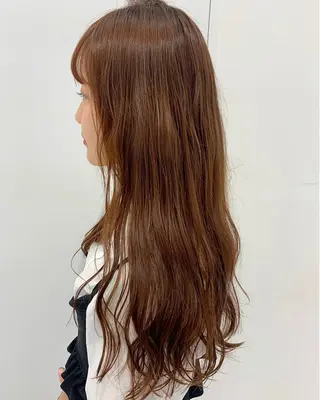 ロング カラー 透明感♡︎♡︎ 佐々木早苗のヘアスタイル
