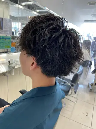 パーマ メンズ 髪質改善美容室bokuno町田店所属・メンズ＆髪質改善縮毛 矯正【平山🔥拓哉】のヘアスタイル