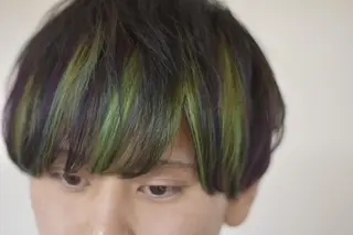 カラー メンズ 原田 祥彰のヘアスタイル