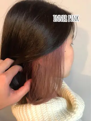 ミディアム カラー 年間1500人担当 代表 南一路のヘアスタイル