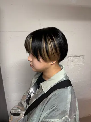 ショート tokute 中野真咲🐺のヘアスタイル