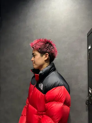 ショート カラー メンズ 【メンズ特化】 サエキカズマのヘアスタイル