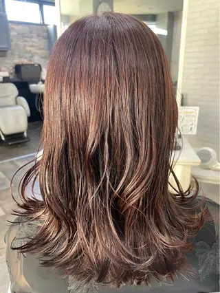 ミディアム The Apartment of Solon Citta 船橋609所属・髪質改善/縮毛矯正/ 美髪/個室/ハラのヘアスタイル