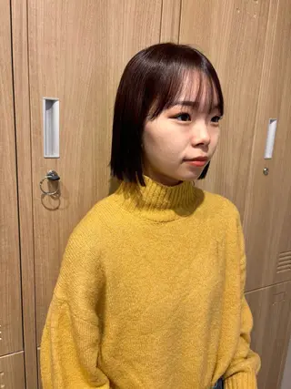 ミディアム LOREN＋透明感 オリーブhirokoのヘアスタイル