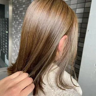 ミディアム カラー インナーカラー指名 No.1菊池柊真のヘアスタイル