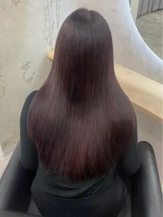 カラー よしもと ひなのヘアスタイル