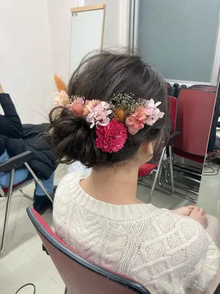 セミロング 梅山 美侑のヘアスタイル