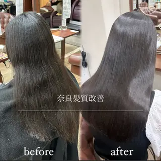 ロング Happiness王寺所属・髪質改善カラー 🫧萩原のヘアスタイル