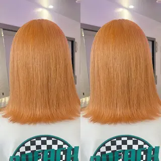 ミディアム カラー 🎀推し活カラー/ ピンクカラー/のののヘアスタイル