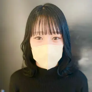 ミディアム カラー 目を惹く艶髪/髪質 改善カラー🤎ぐっちのヘアスタイル