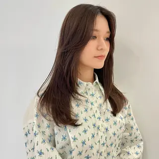 ロング カラー ベージュ🤎透明感 カラー🤎anriのヘアスタイル