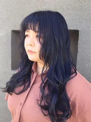 ロング maco 艶感ハイトーン🦋のヘアスタイル