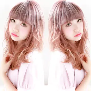 セミロング カラー ヘアアレンジ 代官山/恵比寿所属・髪質改善/縮毛矯正 専門　代官山/恵比寿のヘアスタイル