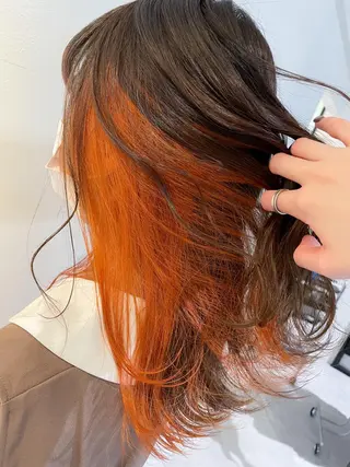 セミロング コトネ🫧 韓国風レイヤーカットのヘアスタイル