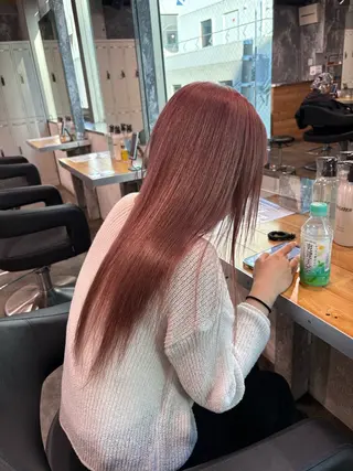 ロング カラー ハイトーン 横浜💞ミオのヘアスタイル