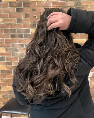 ロング カラー カラー/髪質改善 レイヤー/vagueのヘアスタイル