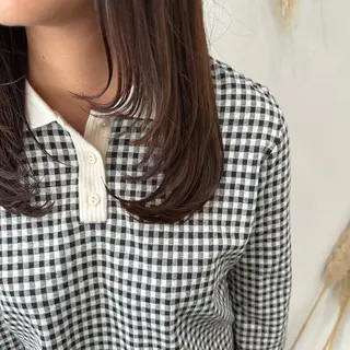 ロング 岩本みるか/ 暖色カラー/ベージュのヘアスタイル