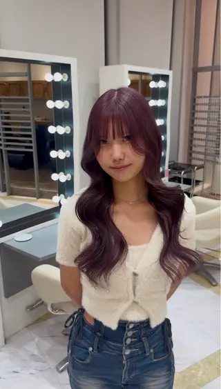ロング Lee梅田茶屋町所属・Lee⋈﻿山本 富賀のヘアスタイル