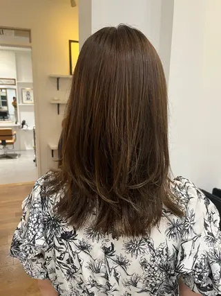 ロング カラー 無料カットモデル‪✨ ✂️Nanami🌷のヘアスタイル