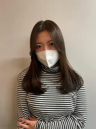 セミロング CIEL FUKUOKA所属・SAKURA/ CIEL福岡のヘアスタイル