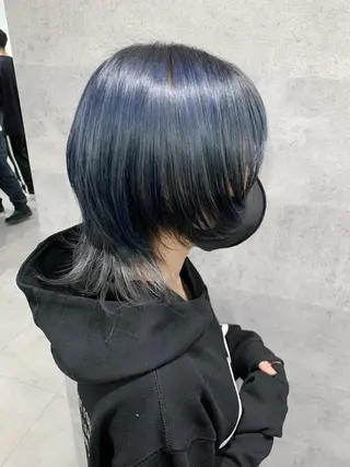 ミディアム カラー _WHITE 天神店 YUMEKA🐻のヘアスタイル