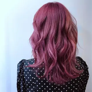 セミロング カラー ヘアアレンジ ace share salon所属・桑原 祥のヘアスタイル