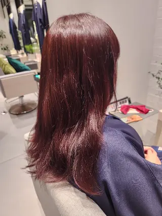 ロング カラー stair:case所属・💜艶髪カラー💜 🎶富川美希🎶のヘアスタイル