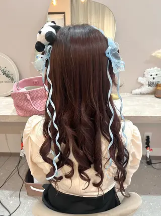 ロング ヘアアレンジ Mila Akariのヘアスタイル