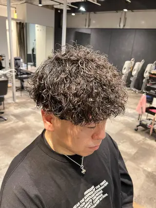 パーマ メンズ メンズパーマ/ メンズ特化/寺阪拓真のヘアスタイル
