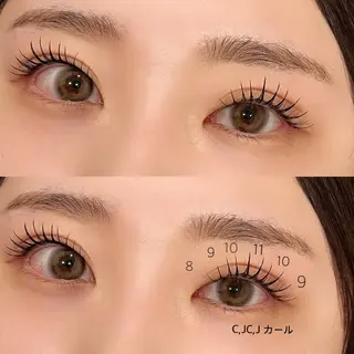 マツエク・マツパ EYE405 fukuyamaのマツエク・マツパデザイン