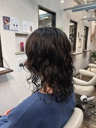 ミディアム 中宗 哲平のヘアスタイル