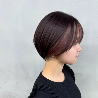 ショート カラー #ボブ #ウルフ #tag佐藤璃美のヘアスタイル