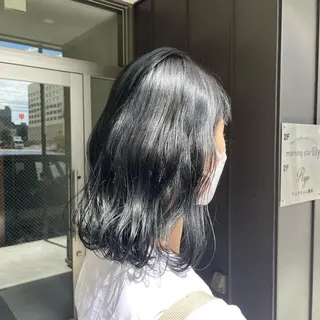 ミディアム カラー 🌼RIKA🌼レデ ィース専門💖のヘアスタイル