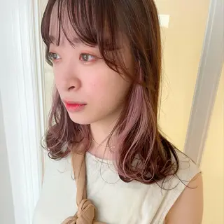 カラー SHEARA BY CARE所属・. AYUKAのヘアスタイル