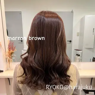 ロング カラー パーマ ヘアアレンジ メンズ ワット 原宿のヘアスタイル