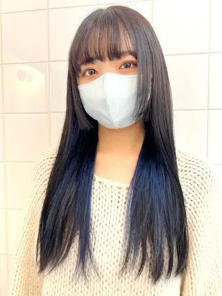 ロング カラー ヘアアレンジ 🧨ブリーチー×ボブ レイヤー💎じゅえるのヘアスタイル