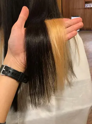 ロング カラー パーマ 髪質改善・縮毛矯正・ パーマ講師✨山田夏樹のヘアスタイル