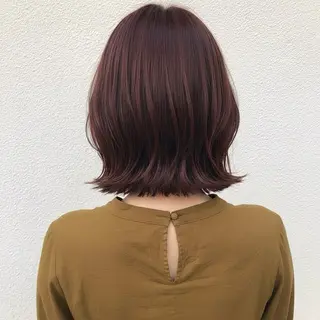 セミロング カラー 完全個室ヘッドスパ 艶カラー🌙FUKUのヘアスタイル