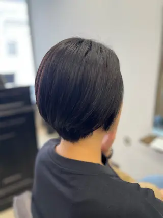 ショート カラー パーマ ヘアアレンジ Crescere所属・小島 凜のヘアスタイル