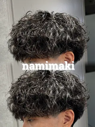 パーマ メンズ パーマ特化 まなるのヘアスタイル